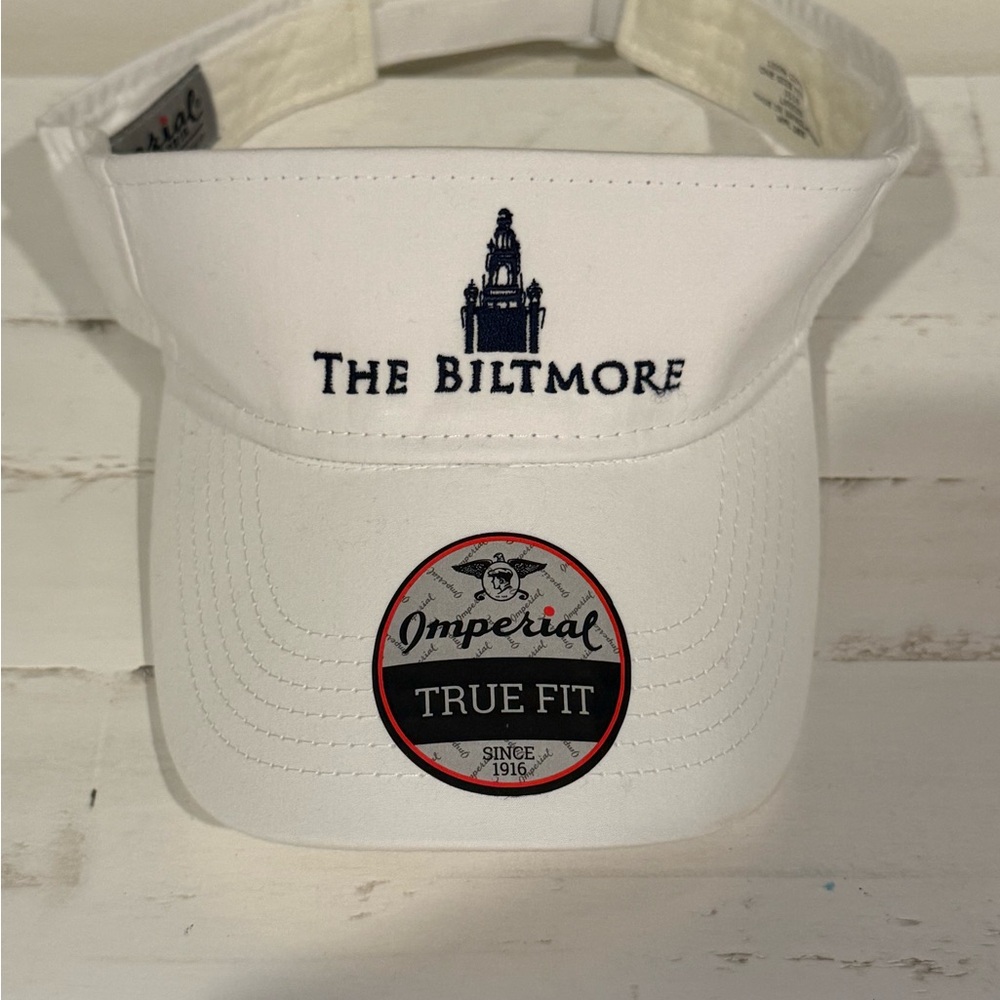The Biltmore Embroidered White Visor